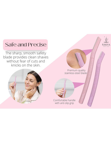 Herramienta de Dermaplaning Biodegradable Sakya - Afeitado Facial