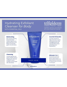 Limpiador Exfoliante Hidratante Trilipiderm 89 ml - Jabón Corporal 3 en 1 2