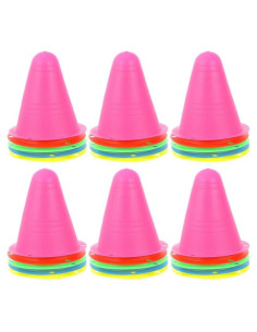 30 Conos de Entrenamiento de Agilidad Gogogmee 8x7.5cm