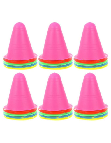 30 Conos de Entrenamiento de Agilidad Gogogmee 8x7.5cm