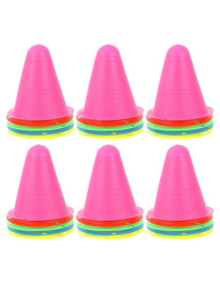 30 Conos de Entrenamiento de Agilidad Gogogmee 8x7.5cm