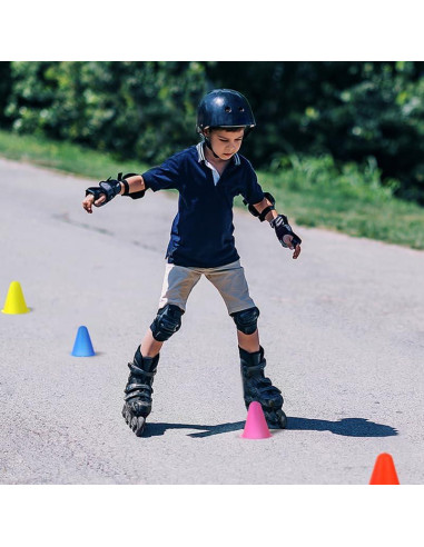 30 Conos de Entrenamiento de Agilidad Gogogmee 8x7.5cm