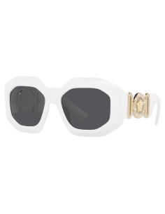 Gafas de Sol Versace Mujer Marco Negro Lentes Grises 56mm