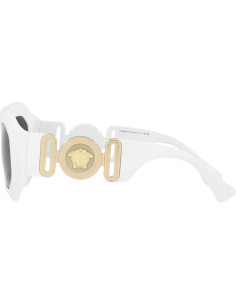 Gafas de Sol Versace Mujer Marco Negro Lentes Grises 56mm 2