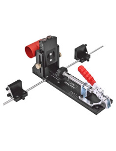 Plantilla de Agujeros de Pocket Mefape, Aluminio Ajustable 32x14cm