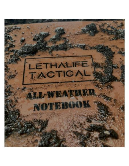 Bloc de Notas Impermeable LETHALIFE 21.6x27.9 cm Marrón Coyote