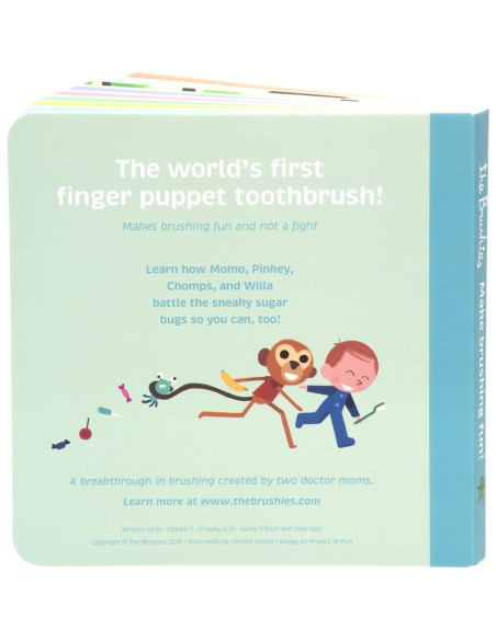 Cepillo de Dientes para Bebés Chomps & Willa 2-Pack