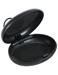 Estuche de almacenamiento para tapones de oídos XIHIRCD negro 2