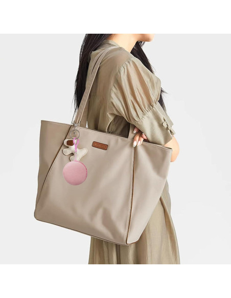 Monedero Redondo de Peluche Suave AdiStylinno - 2 Pcs Rosa y Morado Monedero Redondo de Peluche Suave AdiStylinno - 2 Pcs Rosa y Morado