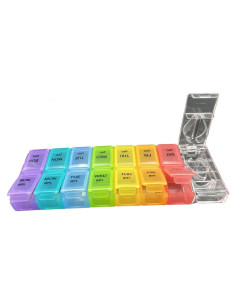 Organizador de Pastillas Semanal Sandhill Tools 14 Compartimentos