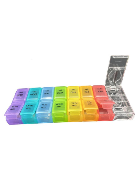 Organizador de Pastillas Semanal Sandhill Tools 14 Compartimentos