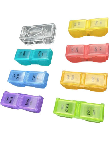 Organizador de Pastillas Semanal Sandhill Tools 14 Compartimentos