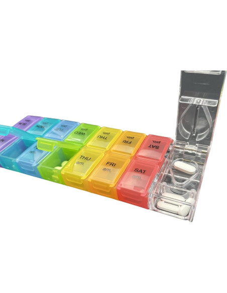 Organizador de Pastillas Semanal Sandhill Tools 14 Compartimentos