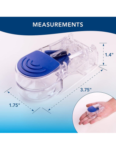 Organizador de Pastillas Carex con Cortador y Protector Retráctil