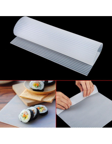 Estera de Sushi de Silicona Tomotato 27.5x24.8cm Antiadherente