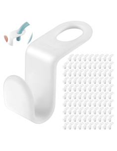 Ganchos Conectores Geilihome 100pcs para Perchas - Ahorro de Espacio