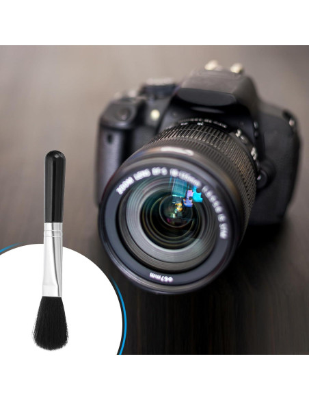 Brocha de Limpieza para Lentes PATIKIL - 5 Pcs Negro