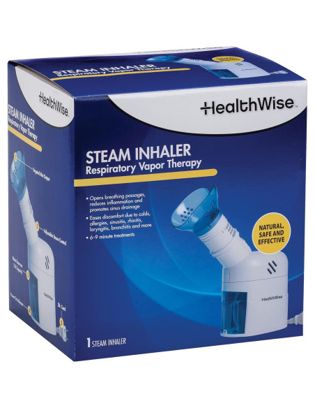 Inhalador de Vapor HealthWise 59-525 | Terapia Respiratoria y Facial
