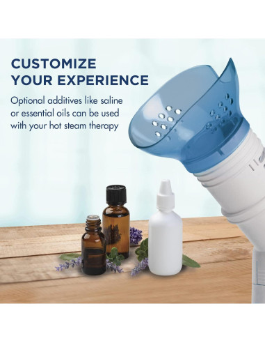 Inhalador de Vapor HealthWise 59-525 | Terapia Respiratoria y Facial