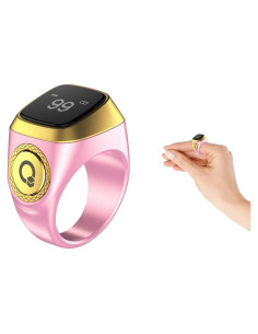 Contador de Anillo Inteligente Anlising Zikr Tasbih Rosa 20mm