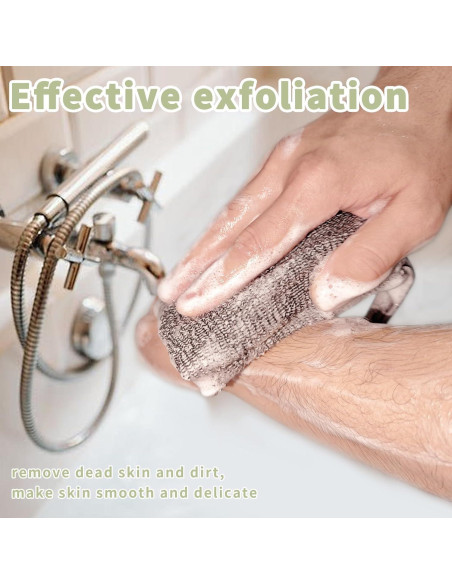 Juego de 2 Bolsas de Jabón Exfoliantes YOTDHUO Gris