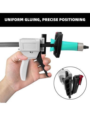 Pistola de Pegamento Manual DLBEEM 704 para Tubos de 45-100g