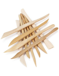 Set de 10 Herramientas de Modelado de Arcilla Comiart 2