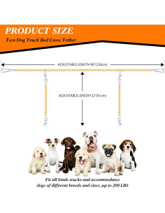 Cadena de Sujeción para Cama de Camión SKIPWALL Amarillo 2