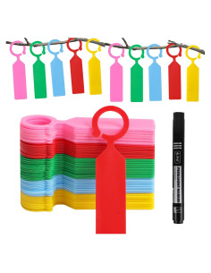 Etiquetas de Planta Steford 100 Pcs PVC Impermeables Multicolor