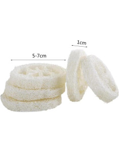 10 Rodajas de Luffa Natural Kopida para Jabón Exfoliante 2