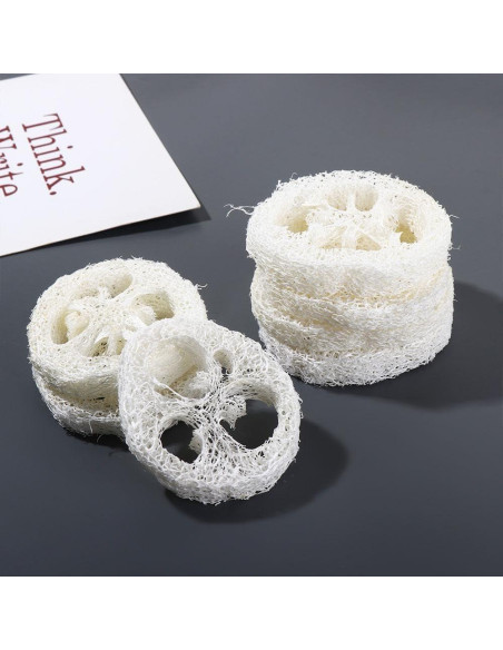 10 Rodajas de Luffa Natural Kopida para Jabón Exfoliante