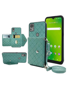 Funda billetera Furiet para Cricket Icon 5 verde con soporte