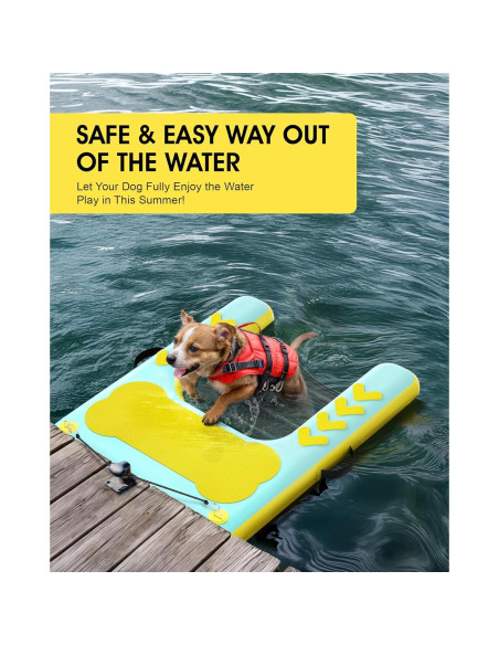 Rampa Flotante para Perros Lesotc 111.76 x 91.44 cm Antideslizante
