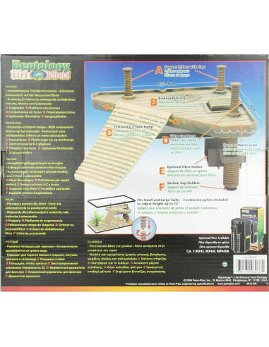 Muelle Flotante para Tortugas Penn-Plax REP601 - Mediano