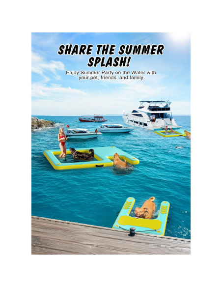 Rampa Flotante para Perros Lesotc 111.76 x 91.44 cm Antideslizante