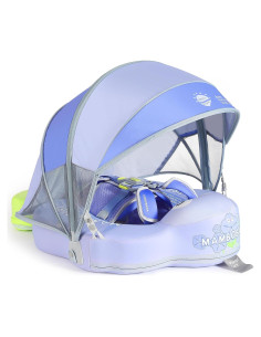 Flotador de Natación para Bebés Mambobaby con Dosel Solar