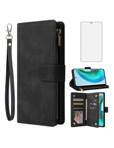 Funda Cartera Asuwish para Honor Magic 6 Lite 5G - Negro