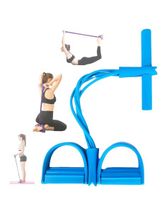 Banda de Resistencia Fitness Tictoyo 4 Tubos Tirador Tobillo