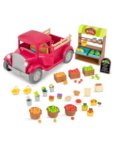 Camión de Granja Li'l Woodzeez con 57 Accesorios - Juguete 3+ Años