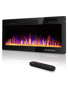 Chimenea Eléctrica Vitesse 42" Empotrada Multicolor 750/1500W