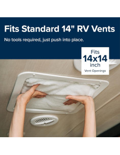 Aislante de Ventilación Camco 14" para RV - 3 Capas UV 2