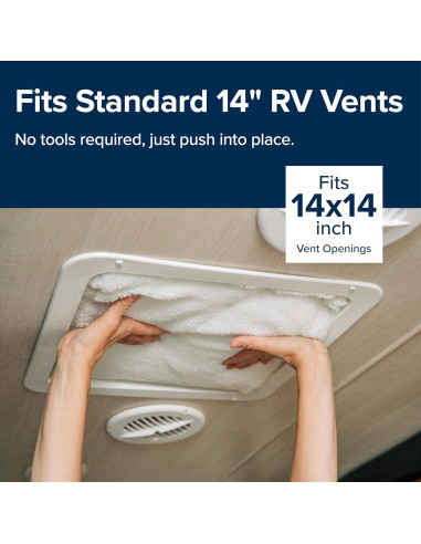 Aislante de Ventilación Camco 14" para RV - 3 Capas UV