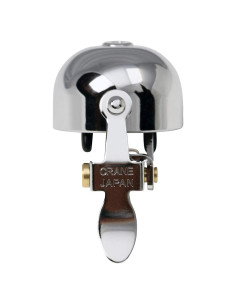 Campana de Bicicleta Crane E-Ne Cromada 22-31.8mm Premium