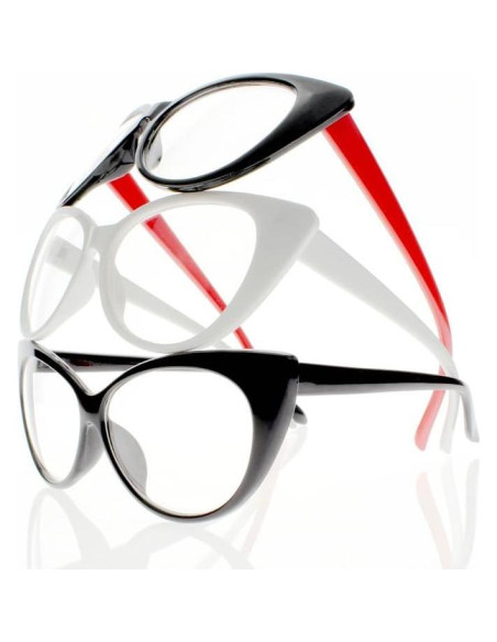 Gafas de lectura mujer vintage ojo de gato carey +2.50