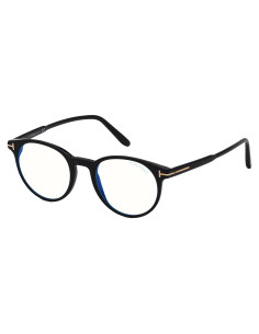Gafas de Sol Tom Ford FT 5695-B Negro Brillante Lentes Azul