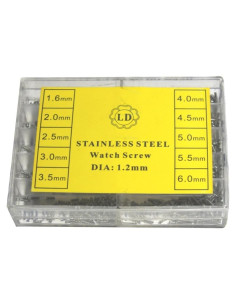 Juego de Tornillos de Reloj Acero Inoxidable Mexi 670pcs