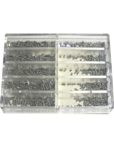 Juego de Tornillos de Reloj Acero Inoxidable Mexi 670pcs 2