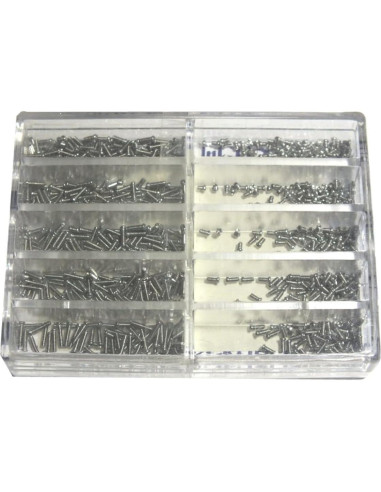Juego de Tornillos de Reloj Acero Inoxidable Mexi 670pcs