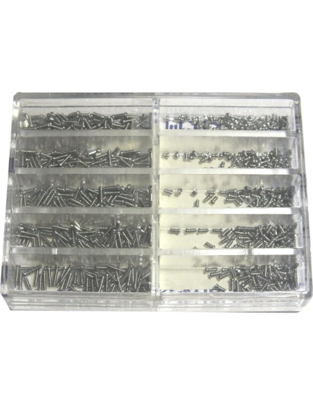 Juego de Tornillos de Reloj Acero Inoxidable Mexi 670pcs