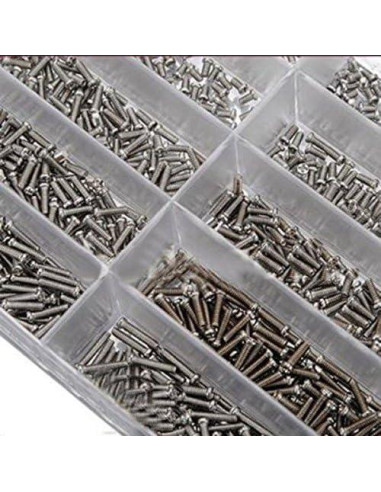 Juego de Tornillos de Reloj Acero Inoxidable Mexi 670pcs